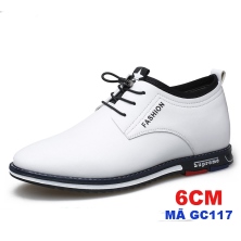 Giày cao nam the thao tráng-GC117