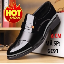 Giày cao nam da bóng rẻ GC91A