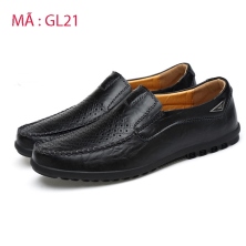 Giày da nam lỗ thoáng GL21