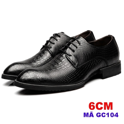 Giày cao nam cá sấu GC104